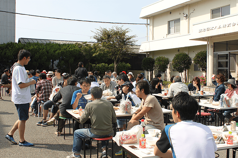 芋煮 会場